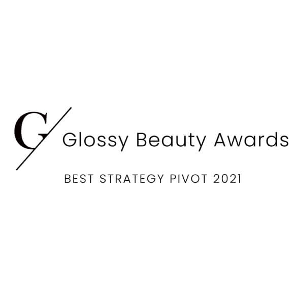 glossy beauty awards best strategy pivot 2021