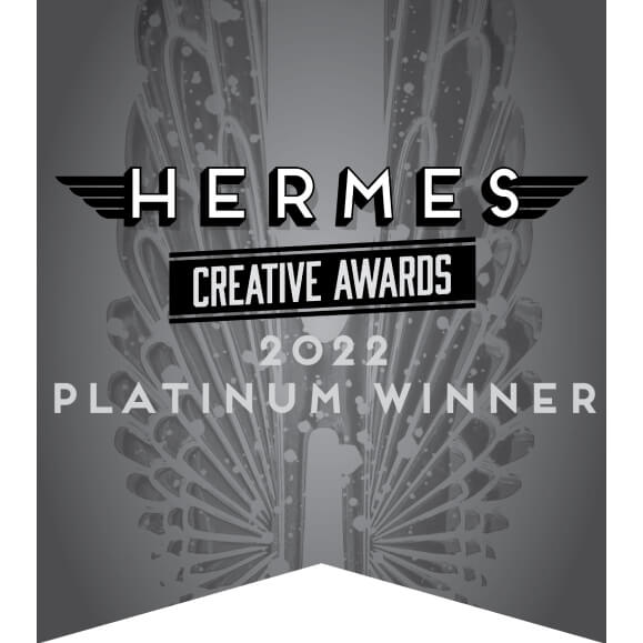 hermes creative awards 2022 platinum winner