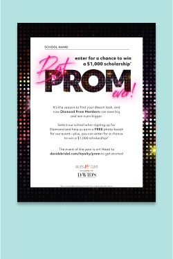 prom announcement flyer