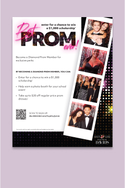 prom signup flyer