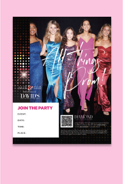 join the party prom store event poster
