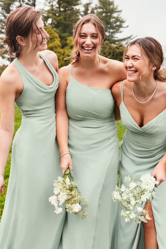 28 Mismatched Bridesmaids Dresses from Real Weddings - Best Mix and Match  Bridesmaids Dresses