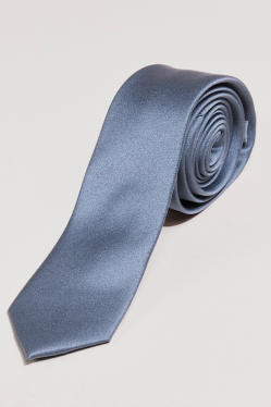 closeup of blue tie