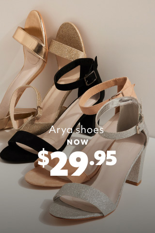 variety of arya shoe colors promoting arya shoes now $29.95